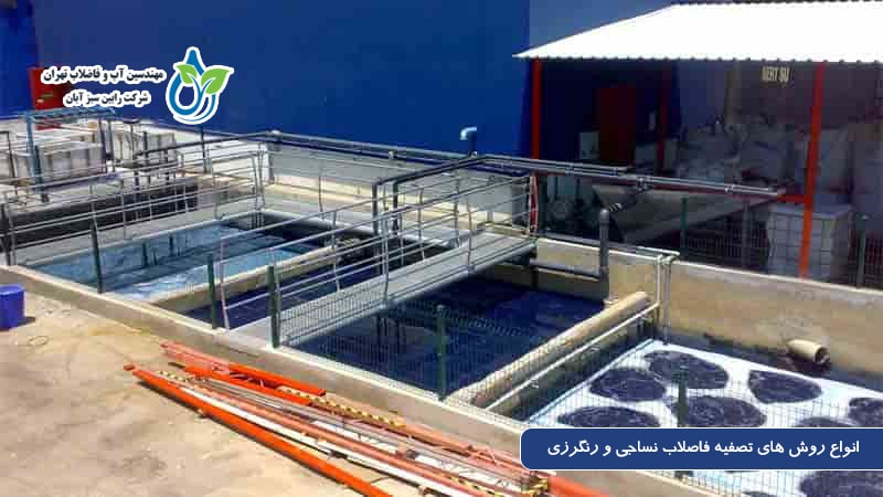 انواع روش های تصفیه فاصلاب نساجی و رنگرزی