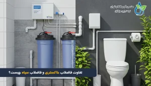 تفاوت فاضلاب خاکستری و فاضلاب سیاه