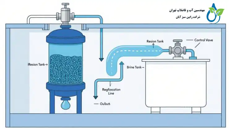 مزایای سختی‌گیر رزینی آب